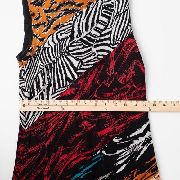 Missoni Muticolor Printed Knit Patch Dress - Picture 8 of 11